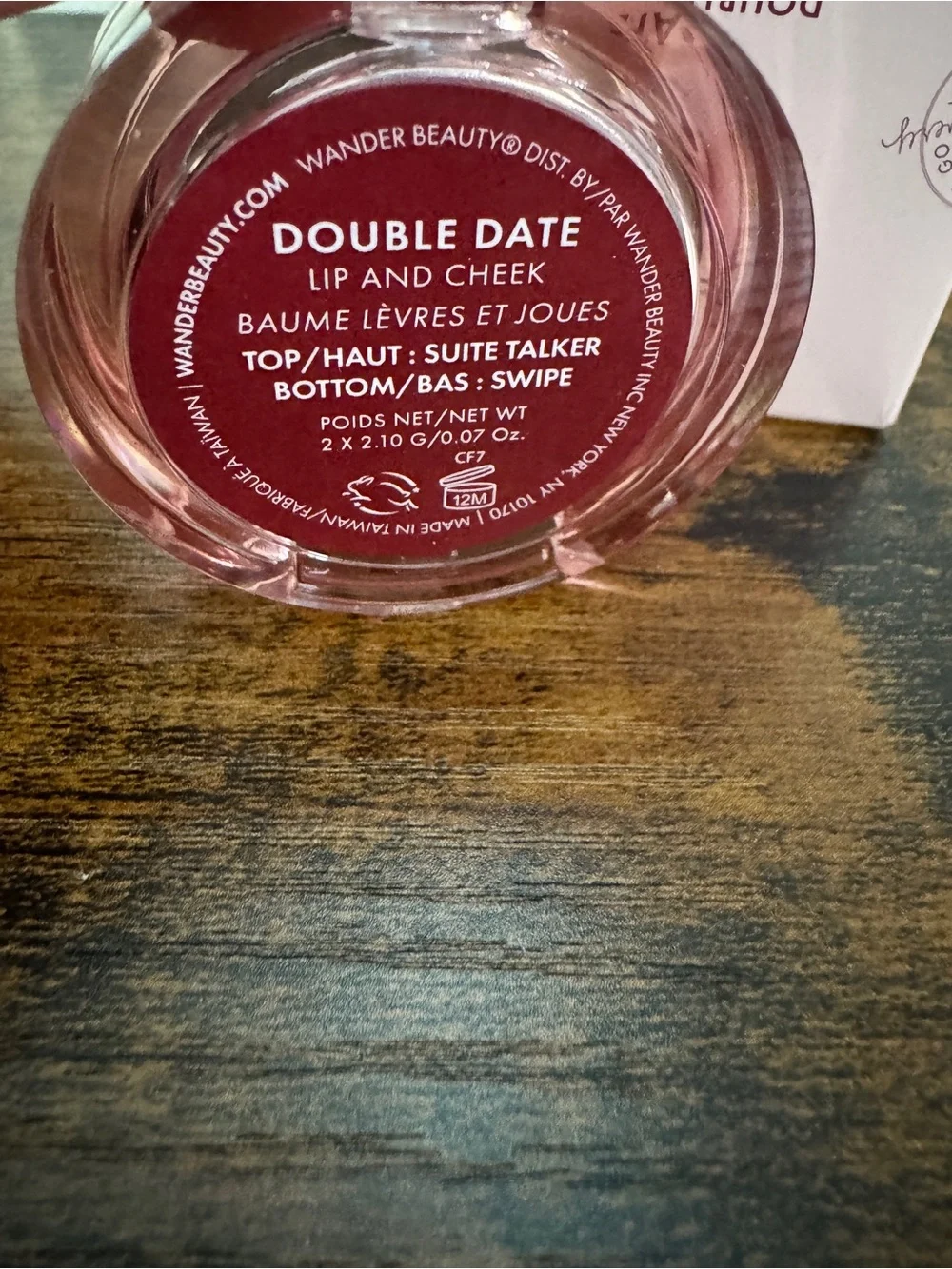 Wander Beauty Double Date Lip and Cheek duo, New in Box, Swipe Suite Talker